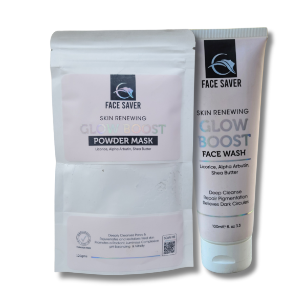 FACE SAVER GLOW BOOST MASK & FACE WASH