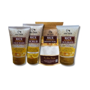FACE SAVER VITAMIN C FACE WASH,SCRUB MASK & SUNBLOCK