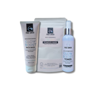 FACE SAVER GLOW BOOST FACE WASH, MASK & TONER