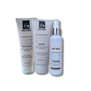 FACE SAVER GLOWO BOOST FACE WASH, SCRUB & TONER