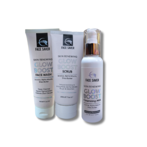 FACE SAVER GLOW BOOST FACE WASH, SCRUB, CLEANSER