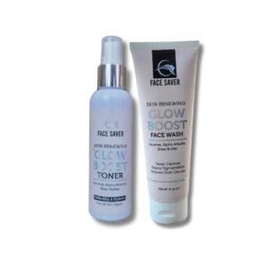 FACE SAVER GLOW BOOST FACE WASH & TONER