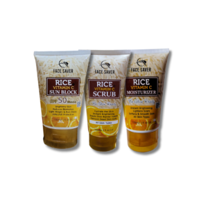 FACE SAVER VITAMIN C SUNBLOCK, SCRUB & MOISTURIZER