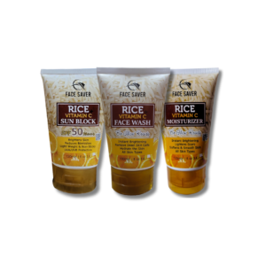 FACE SAVER VITAMIN C FACE WASH, SUNBLOCK & MOISTURIZER