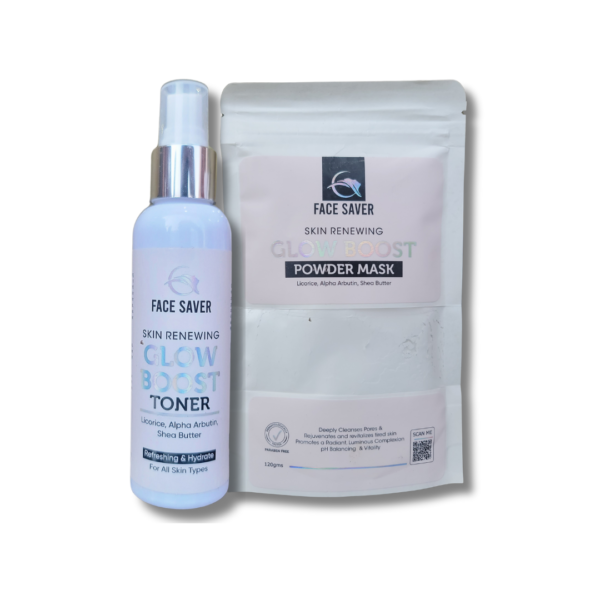 FACE SAVER GLOW BOOST MASK & TONER