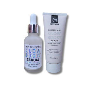 FACE SAVER GLOW BOOST SERUM & SCRUB