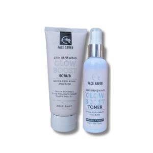 FACE SAVER GLOW BOOST SCRUB & TONER
